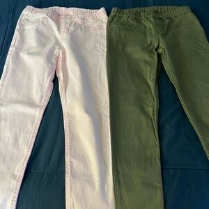 Carter's Pink and Green Kids Leggings